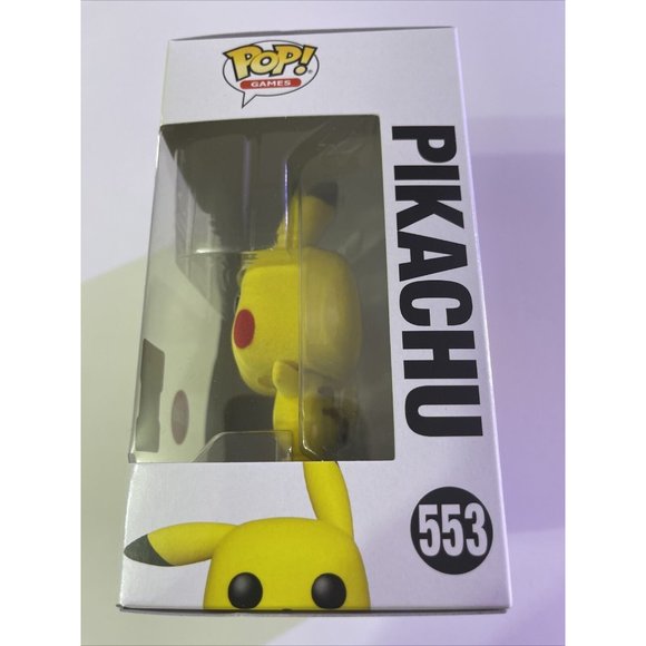Pokemon Pikachu Flocked #553 Zavvi Exclusive Funko Pop - Picture 4 of 6